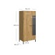Santes SZ2D antracit/ arany craft tölgy Santes SZ2D antracit/ arany craft tölgy