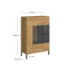 Santes WN1D1W antracit/ arany craft tölgy Santes WN1D1W antracit/ arany craft tölgy