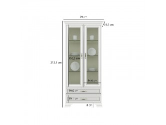 Tiffany II W2W2S vitrin krém