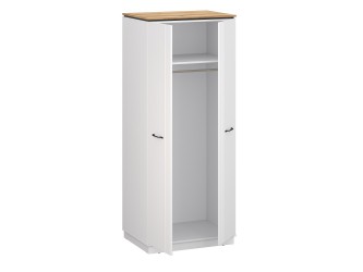 Velutto SZ2D akasztós szekrény evok tölgy/ fehér