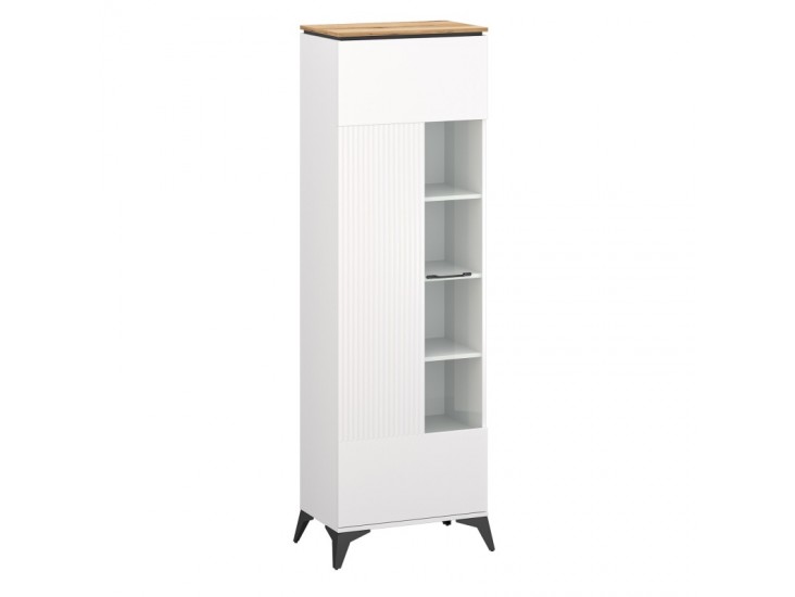 Velutto W1W vitrin evok tölgy/ fehér Velutto W1W vitrin evok tölgy/ fehér