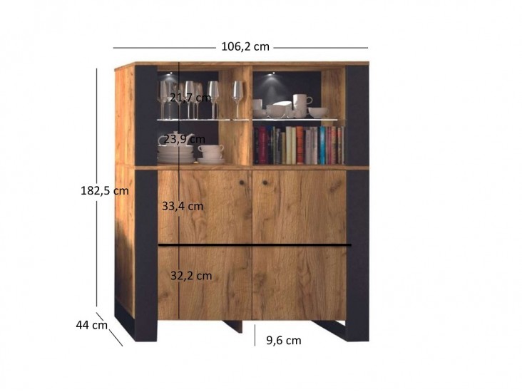 Wood K2D arany kraft tölgy