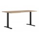 Space office BIU/160/90/A/L balos sarok matt fekete/ artisan tölgy Space office BIU/160/90/A/L balos sarok matt fekete/ artisan tölgy