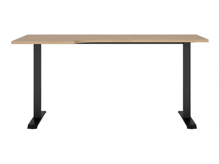 Space office BIU/160/90/A/L balos sarok matt fekete/ artisan tölgy Space office BIU/160/90/A/L balos sarok matt fekete/ artisan tölgy