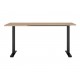 Space office BIU/160/90/A/L balos sarok matt fekete/ artisan tölgy Space office BIU/160/90/A/L balos sarok matt fekete/ artisan tölgy