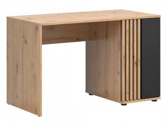 Vabres BIU1D íróasztal fekete/ artisan tölgy