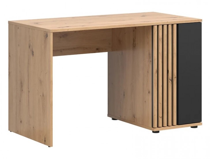 Vabres BIU1D íróasztal fekete/ artisan tölgy