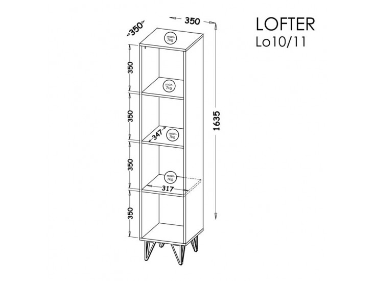 Lofter LO11 RO millenium beton Lofter LO11 RO millenium beton