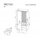 Prestigo P1 SZ2D2S akasztós szekrény matt fekete/ warmia dió Prestigo P1 SZ2D2S akasztós szekrény matt fekete/ warmia dió