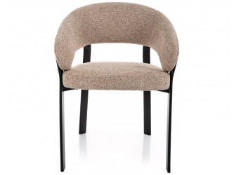 Nagoja étkezőszék fekete láb bézs Tap. 253