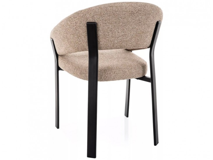 Nagoja étkezőszék fekete láb bézs Tap. 253