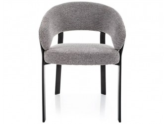 Nagoja étkezőszék fekete láb szürke Tap. 254