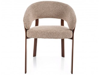 Nagoja D étkezőszék dió láb bézs Tap. 253