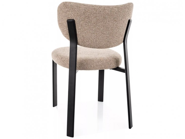 RIN étkezőszék fekete láb bézs Tap. 253