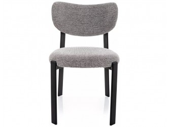 RIN étkezőszék fekete láb szürke Tap. 254
