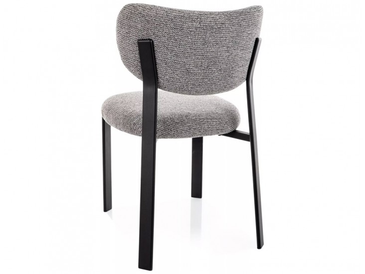 RIN étkezőszék fekete láb szürke Tap. 254