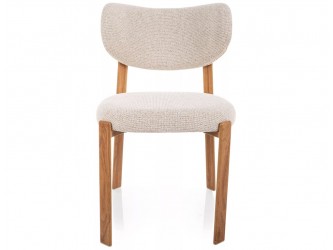 RIN D étkezőszék tölgy láb világos bézs Tap. 255