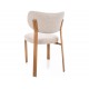 RIN D étkezőszék tölgy láb világos bézs Tap. 255