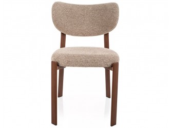 RIN D étkezőszék dió láb bézs Tap. 253