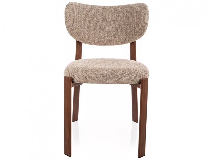 RIN D étkezőszék dió láb bézs Tap. 253