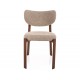 RIN D étkezőszék dió láb bézs Tap. 253