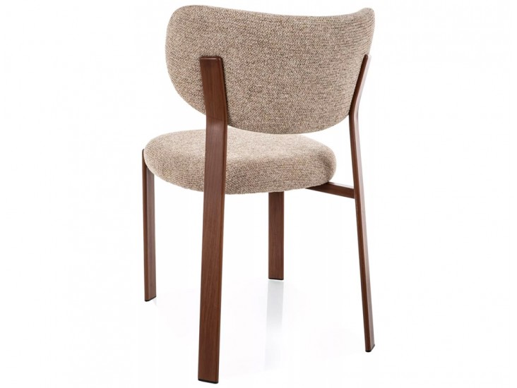 RIN D étkezőszék dió láb bézs Tap. 253