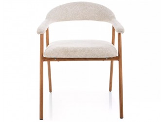 Lagos D Raven étkezőszék tölgy láb bézs 22