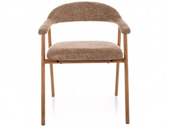 Lagos D Raven étkezőszék tölgy láb Latte 34