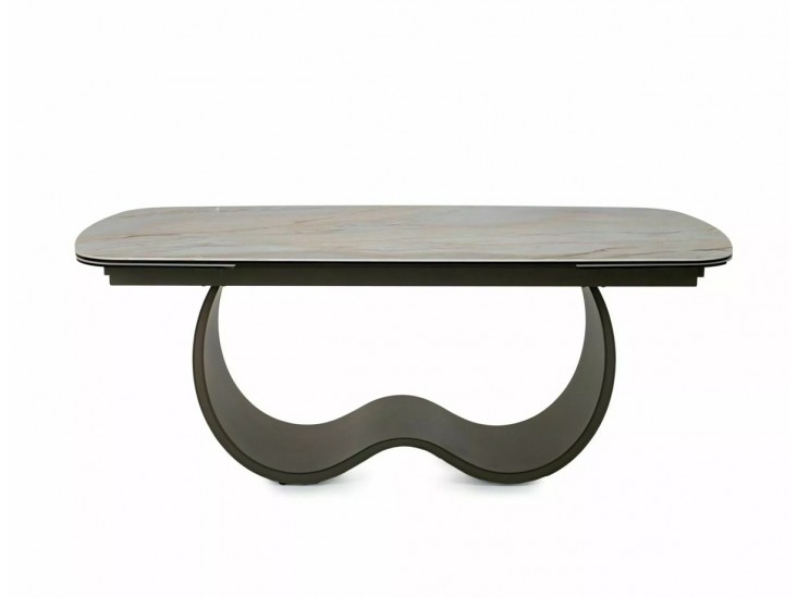 Casablanca 198(274)*98 bővíthető étkező asztal Mont Blanc bézs/ réz