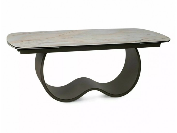 Casablanca 198(274)*98 bővíthető étkező asztal Mont Blanc bézs/ réz