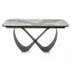 Infinity Ceramic 160(240)*95 bővíthető étkező asztal pandoro fehér/ réz