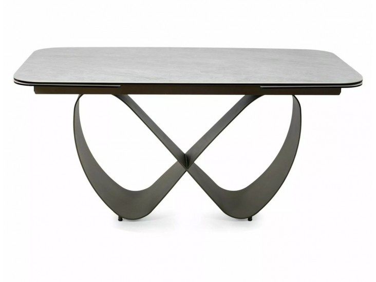 Infinity Ceramic 160(240)*95 bővíthető étkező asztal Taj Mahal bézs/ réz