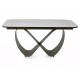 Infinity Ceramic 160(240)*95 bővíthető étkező asztal Taj Mahal bézs/ réz