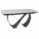 Infinity Ceramic 160(240)*95 bővíthető étkező asztal Taj Mahal bézs/ réz