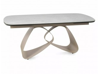 Valentino 180(260)*98 bővíthető étkező asztal Taj Mahal bézs/ kasmír