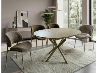 Kiso Noelle étkező szék kasmír láb/ capuccino 45