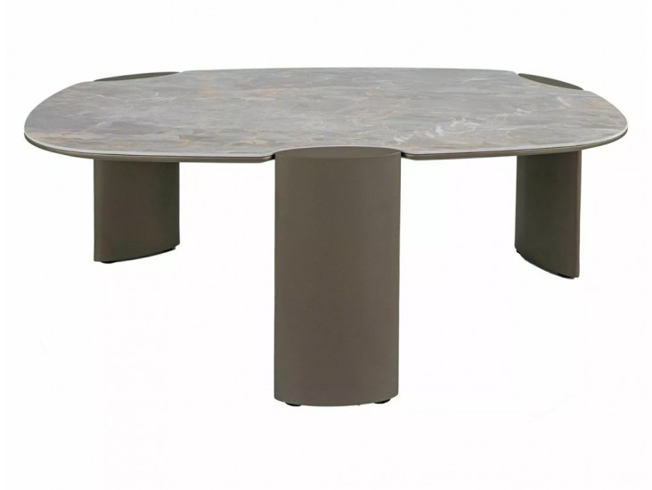 Adoro A Ceramic 118*75 asztalka Grigio szürke/ réz