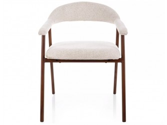 Lagos D Raven étkezőszék dió láb bézs 22