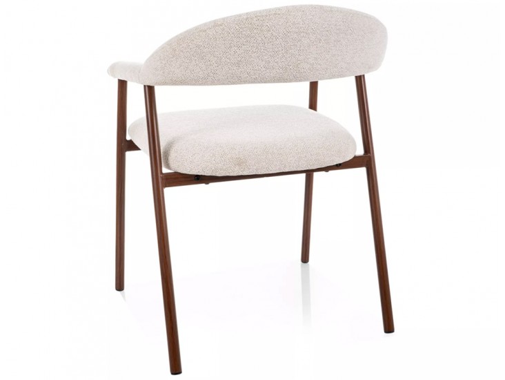 Lagos D Raven étkezőszék dió láb bézs 22