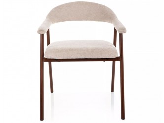 Lagos D Raven étkezőszék dió láb bézs 24