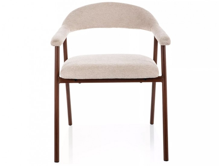 Lagos D Raven étkezőszék dió láb bézs 24