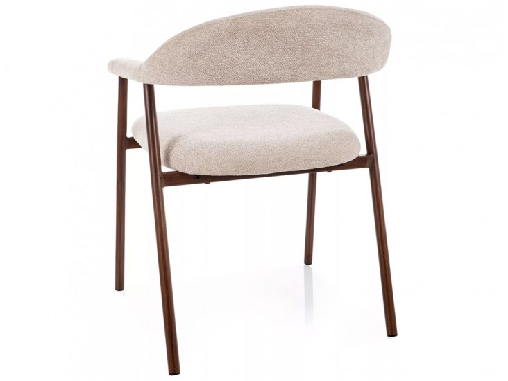 Lagos D Raven étkezőszék dió láb bézs 24