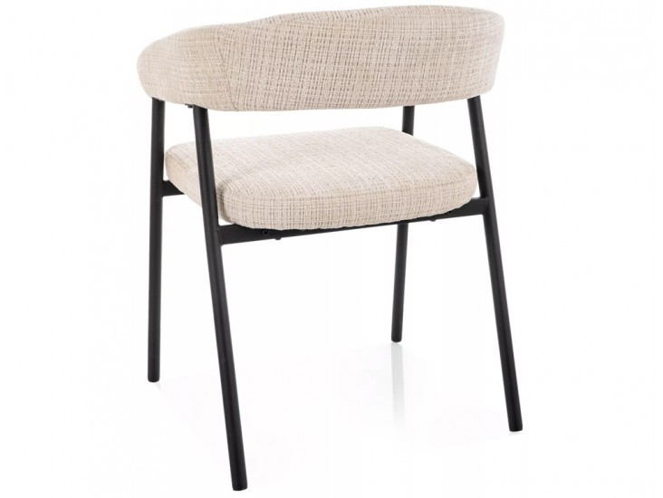 Katana étkező szék fekete láb/ bézs TAP.257