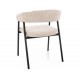 Katana étkező szék fekete láb/ bézs TAP.257