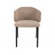 Osaka étkezőszék fekete láb bézs Tap. 253