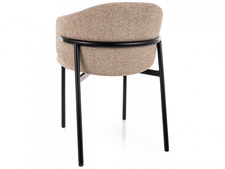 Osaka étkezőszék fekete láb bézs Tap. 253