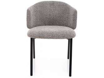 Osaka étkezőszék fekete láb szürke Tap. 254