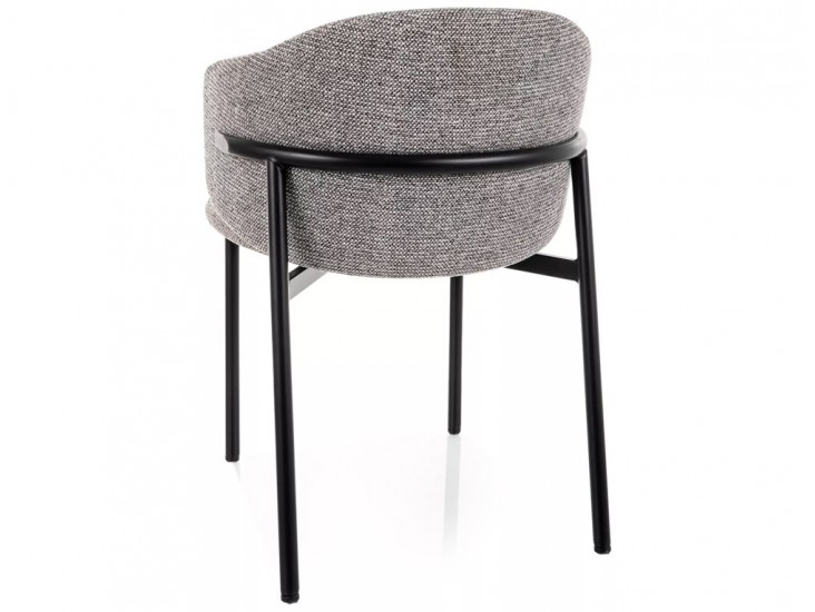 Osaka étkezőszék fekete láb szürke Tap. 254