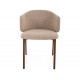 Osaka D étkezőszék dió láb bézs Tap. 253