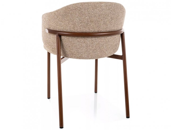 Osaka D étkezőszék dió láb bézs Tap. 253